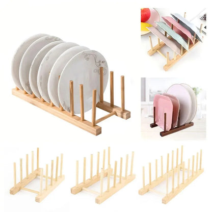 Wooden Dish Drying Rack