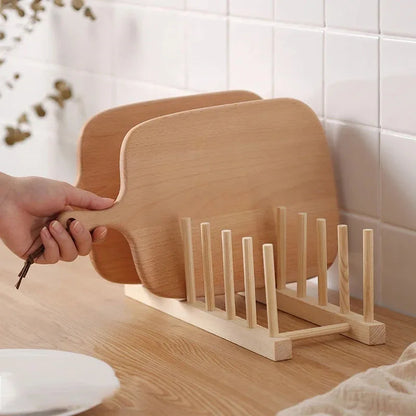 Wooden Dish Drying Rack