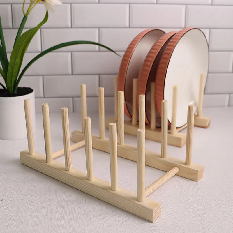 Wooden Dish Drying Rack