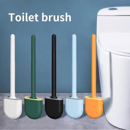Silicone Toilet Brush & Holder