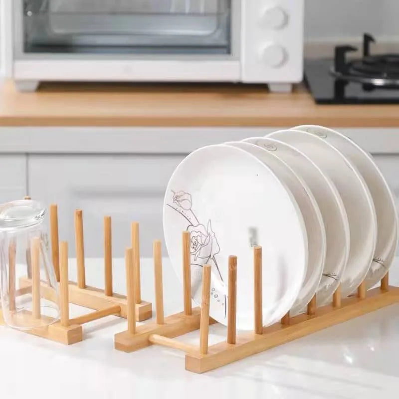 Wooden Dish Drying Rack