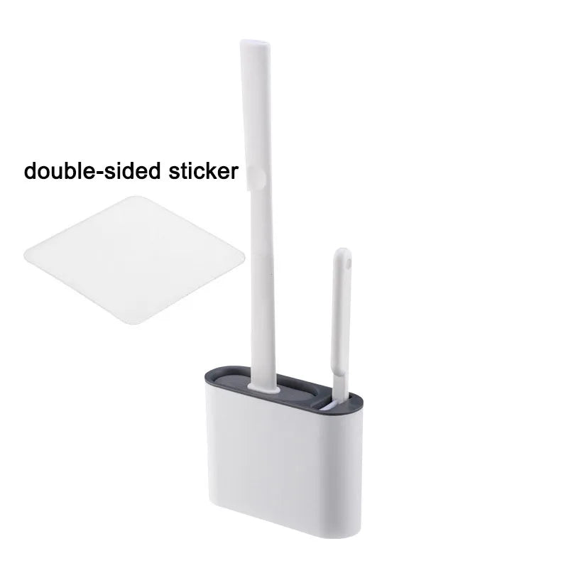 Silicone Toilet Brush & Holder