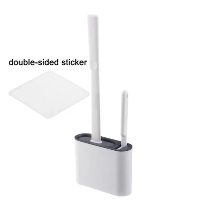 Silicone Toilet Brush & Holder