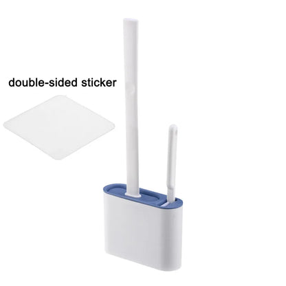 Silicone Toilet Brush & Holder